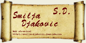 Smilja Đaković vizit kartica